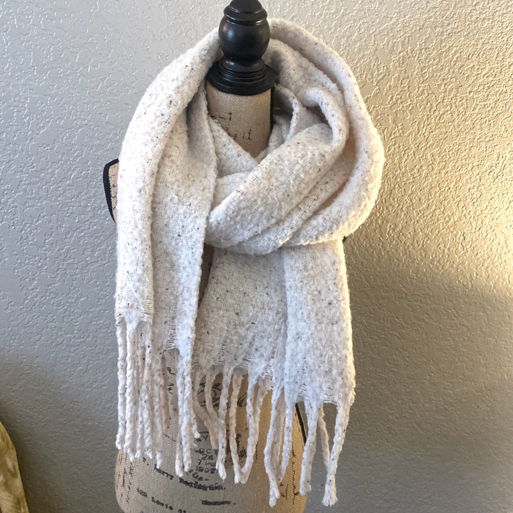 Aerie O/S Blanket Scarf, Light Pink, Super Warm!